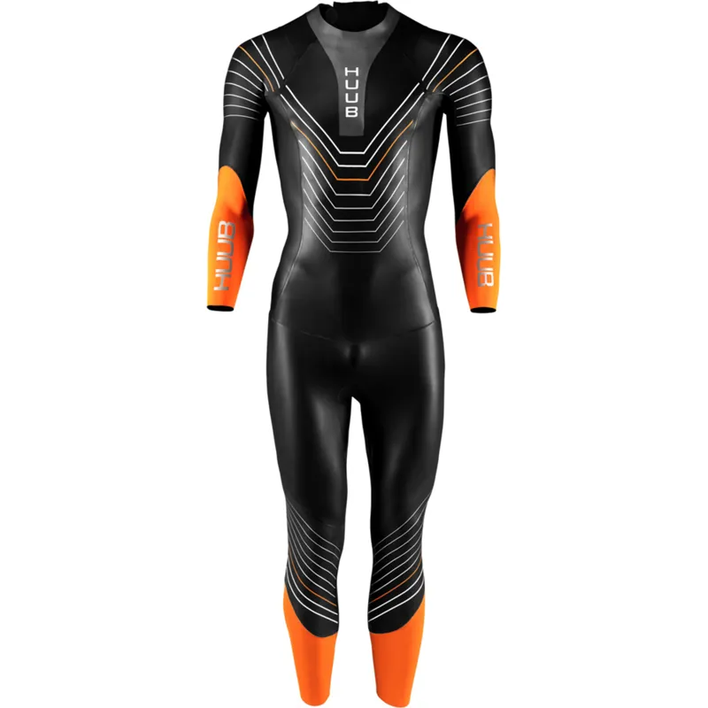 Huub Araya Mens Wetsuit in black/orange